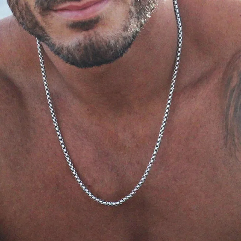 

Ожерелье-чокер Andara из стерлингового серебра 925 пробы с позолотой, широкая квадратная цепочка 4 мм, модное базовое украшение для женщин и мужчин, подарок