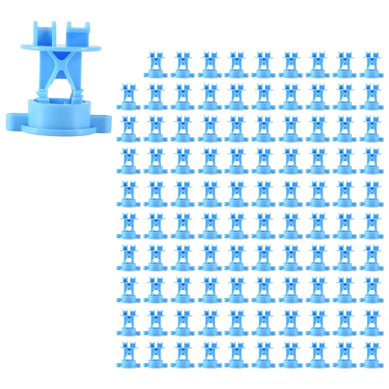 

100Pcs Electric Fence Wire Insulators Pulse Electronic Fencing Accessories Middle Pole Insulator-AB09