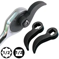 1/2inch Ratchet Crowbar Adapter Head Tools Pry Bar Wrench Adaptor Head Angle Bar for Toolbox Axle Shaft Removal Car Repair Tools