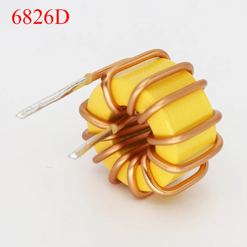 6826 6826A 6826D 18mm 33UH 60UH 100UH 330UH-1MH Vertical Horizontal White-Yellow Annular Coil Filter Choke Car Charger Inductor