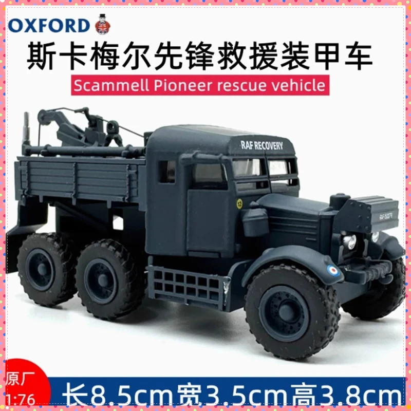 

OXFORD 1/76 Scale Artillery Pioneer Scout/Rescue Vehicle Simulation Alloy Car Model Collection Display Toy Gifts Souvenirs
