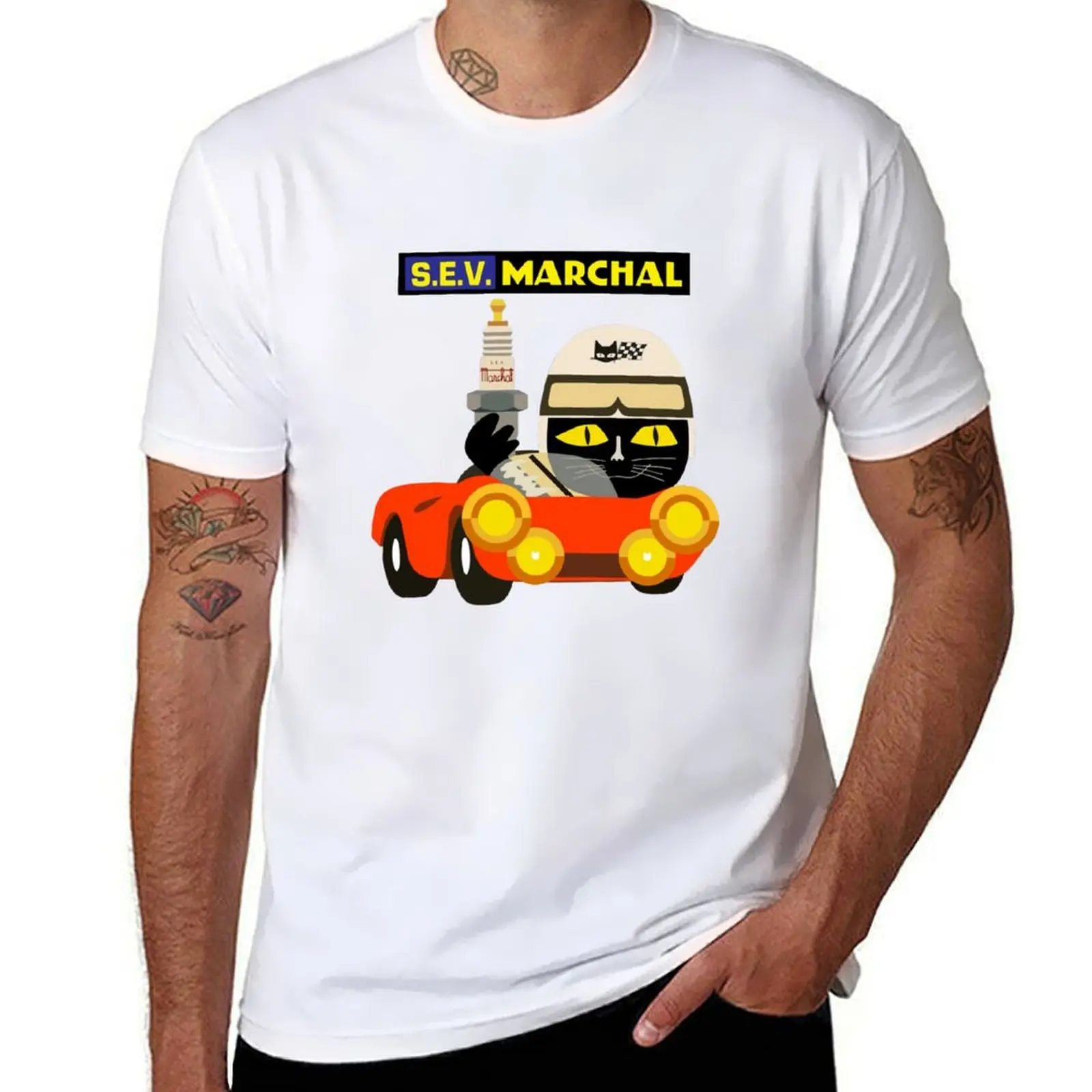 

Marchal SEV T-Shirt Casual Soft Cotton Short Sleeve Tee