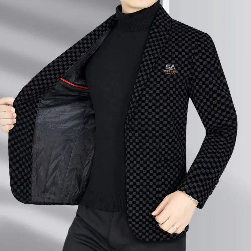 سترة رجال الأعمال شهم الزفاف المألوف متقلب أفضل رجل، التخسيس وعارضة السترة في منتصف العمر وكبار السن #3