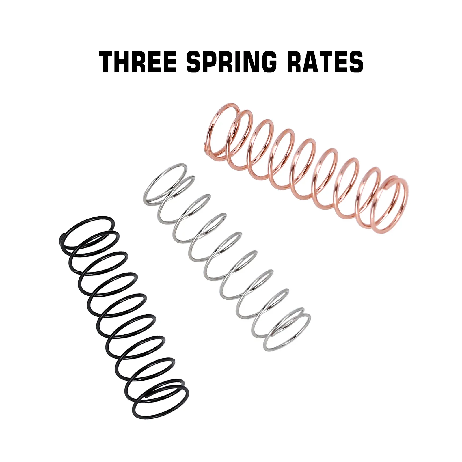 INJORA 3sets 23*5.7mm Metal Shock Absorber Springs for 1/24 RC Crawler Car Axial SCX24 Upgrade Parts