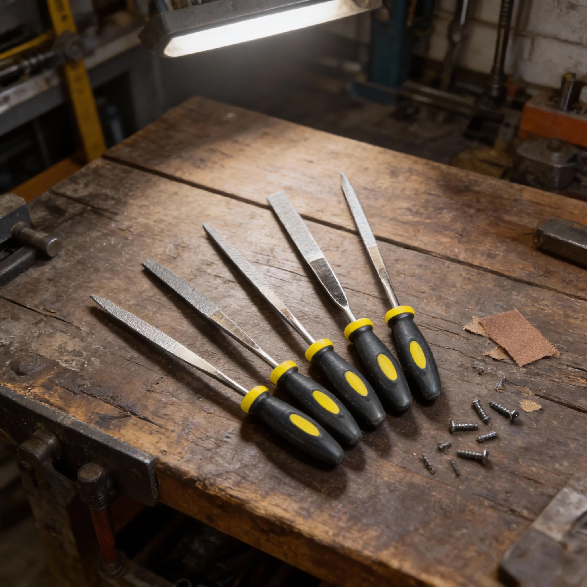 1/5PCS Emery Needle File Set Precision Half-Round Flat Triangular Hand Files Steel Rasp Needle Filing Woodworking File Tool