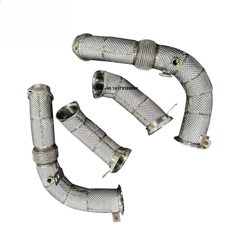 

For X5 X6 X7 M60i G05 G06 G07 LCI Front Pipe Assembly Model Year Performance Exhaust Connecting Pipe for Turbo Downpipe