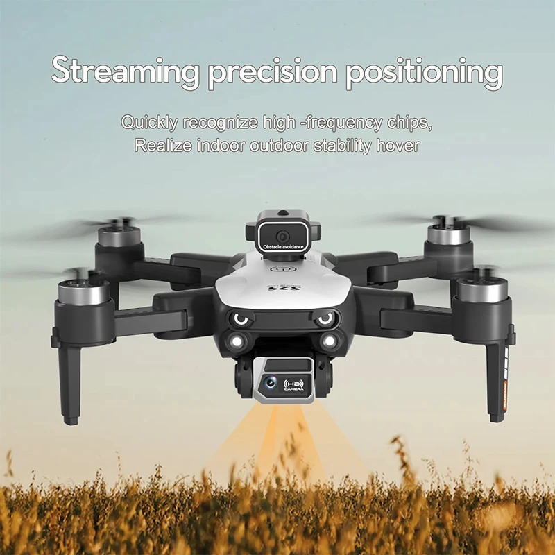 S2S Drone Professional 8K HD Dual Camera Brushless Motor Obstacle Avoidance Smart Aircraft RC Helicopter Foldable Quadcopter Toy