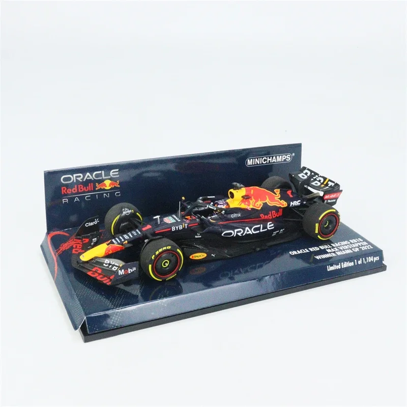 MINICHAMPS-Modèle de voiture de course, 1:43, 2022 F1 RB18 #1 MAX / #11 S.PEREZ MIAMI