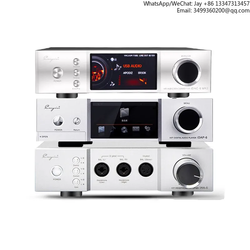 

1Set/3PCS Ca-yin IDAP-6 Audio Player+iDAC-6MKII MK2 Vacuum Tube DAC+iHA-6 Headphone Amp System/Single Product Can Be Purchased