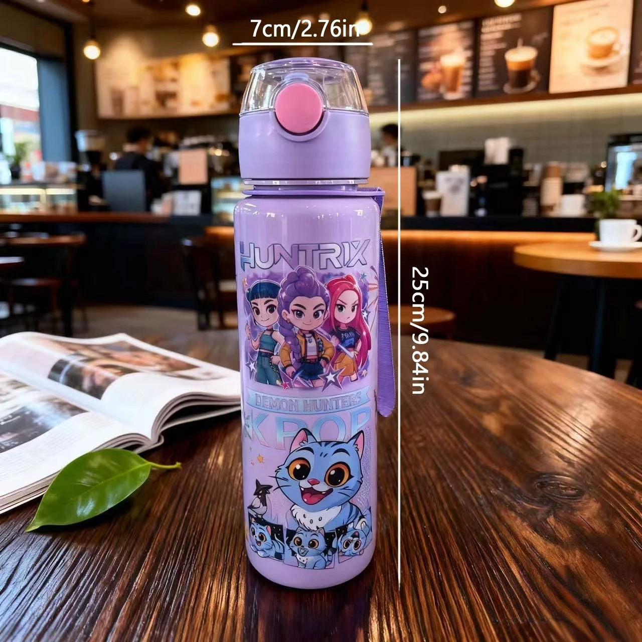 700 مللي K-pop Demon Hunters HUNTR X Rumi Mira Zoey Jinu Celine Kpop Warriors كوب ماء K Pop شرب زجاجة مدرسة Huntrix Gourde #3