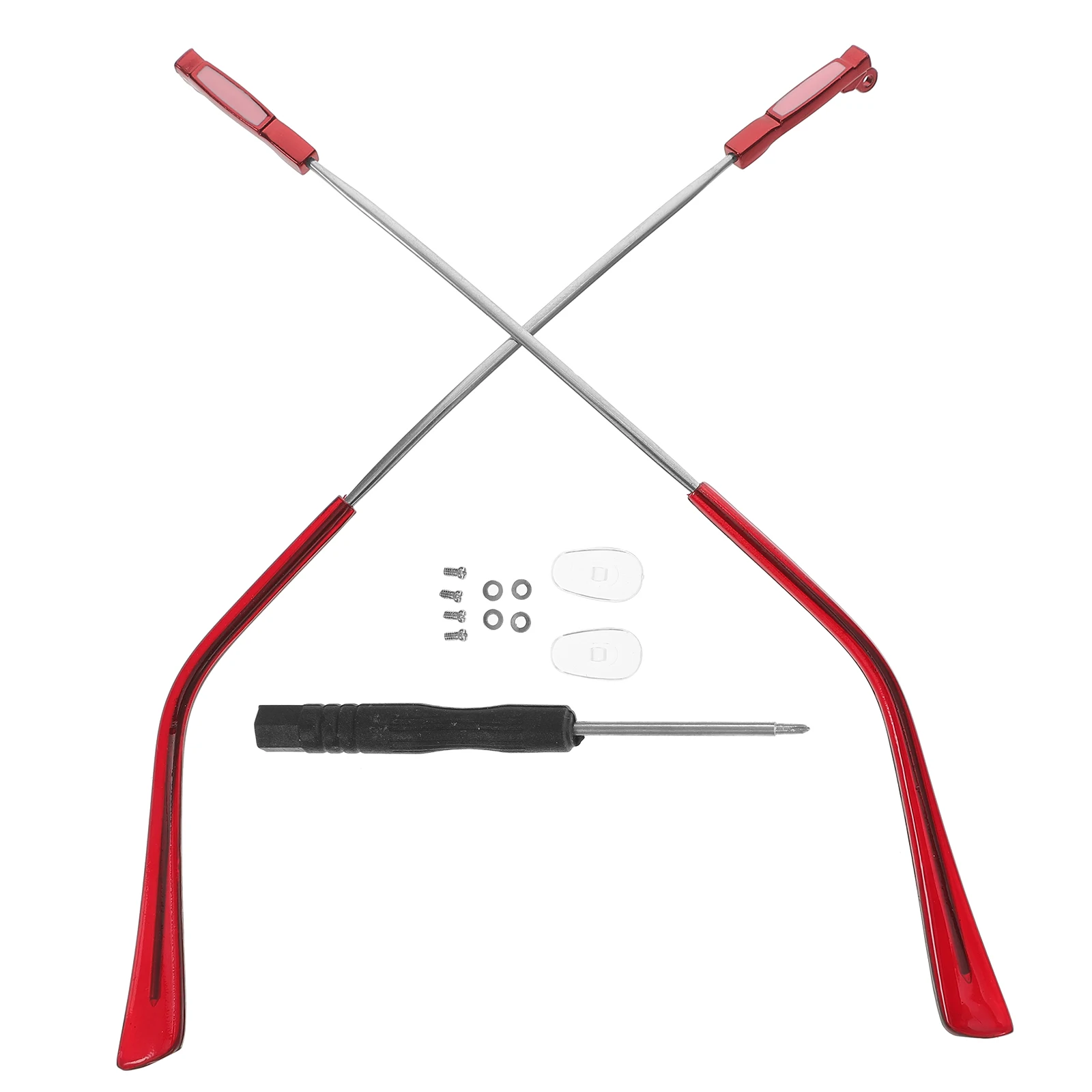 

1Pair Memory Legs Metal Glasses Arm Replacement Temple Wear Resistant Universal Glasses Repair Kit Replacement Parts