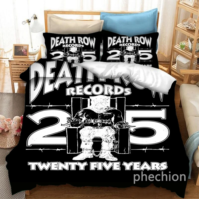 phechion DEATH ROW 3D Print Bedding Set Duvet Covers Pillowcases One Piece Comforter Bedding Sets Bedclothes Bed K572