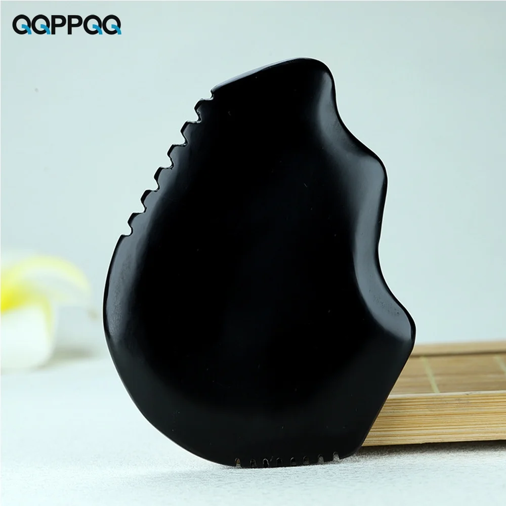 SPA Massage Guasha Skin Care Fades Wrinkles Spots Natural Bian Stone Facial Gua Sha Kerokan Scraper Tool For Neck Face Beauty