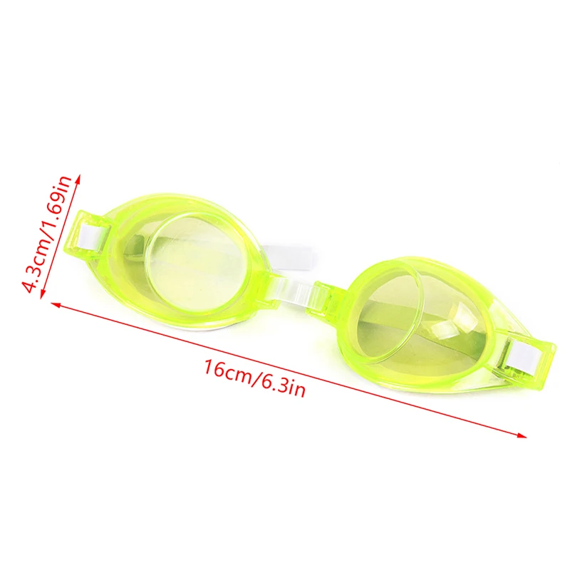 Lunettes de natation en silicone anti-buée pour enfants, lunettes de plongée et de surf, design mignon, vêtements de natation d'été pour garçons et filles, 1PC