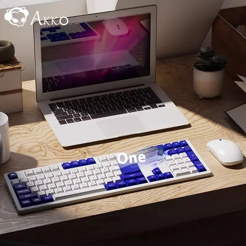 Akko Mx108 Wireless Keyboard And Mouse Set Laptop Office Typing Keyboard And Mousebest Choice For Office  Silent Design