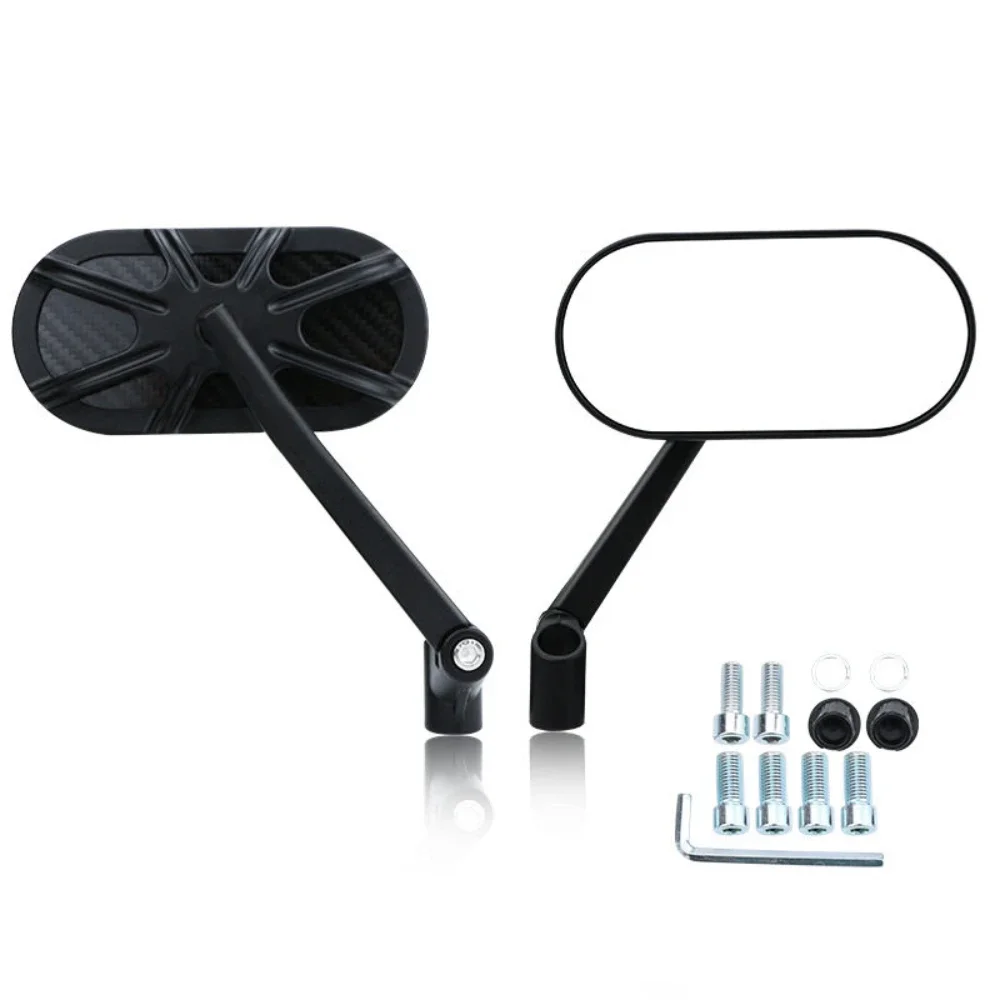WB2 Motorcycles Rearview Mirrors Full Range Rotatable No Blind Spots Handlebar Side Flexible Scooter Reversing Auxiliary