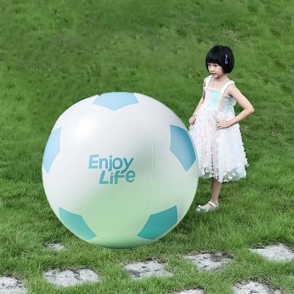 Pelota de mano para apretar de crecimiento lento, juguete interactivo de integración sensorial, pelota de fútbol inflable, mejora y espesa de entrenamiento