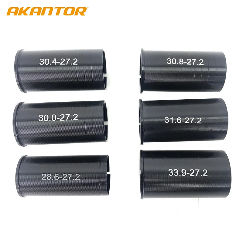 Bicycle Seatpost Reducer Adapter 25.4/27.2/28.6/30.0/30.4/30.8/31.6/33.9 MTB Seat Post Reducing Sleeve Conversion Ring Tube