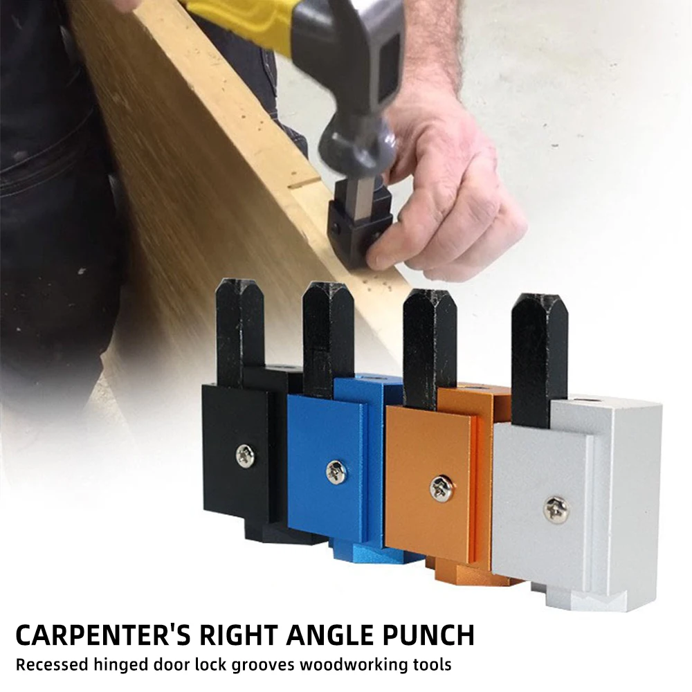 Carpenter Right Angle Chisel Square Chisel Embedded Hinge Door Lock Groove Woodworking Hand Tools