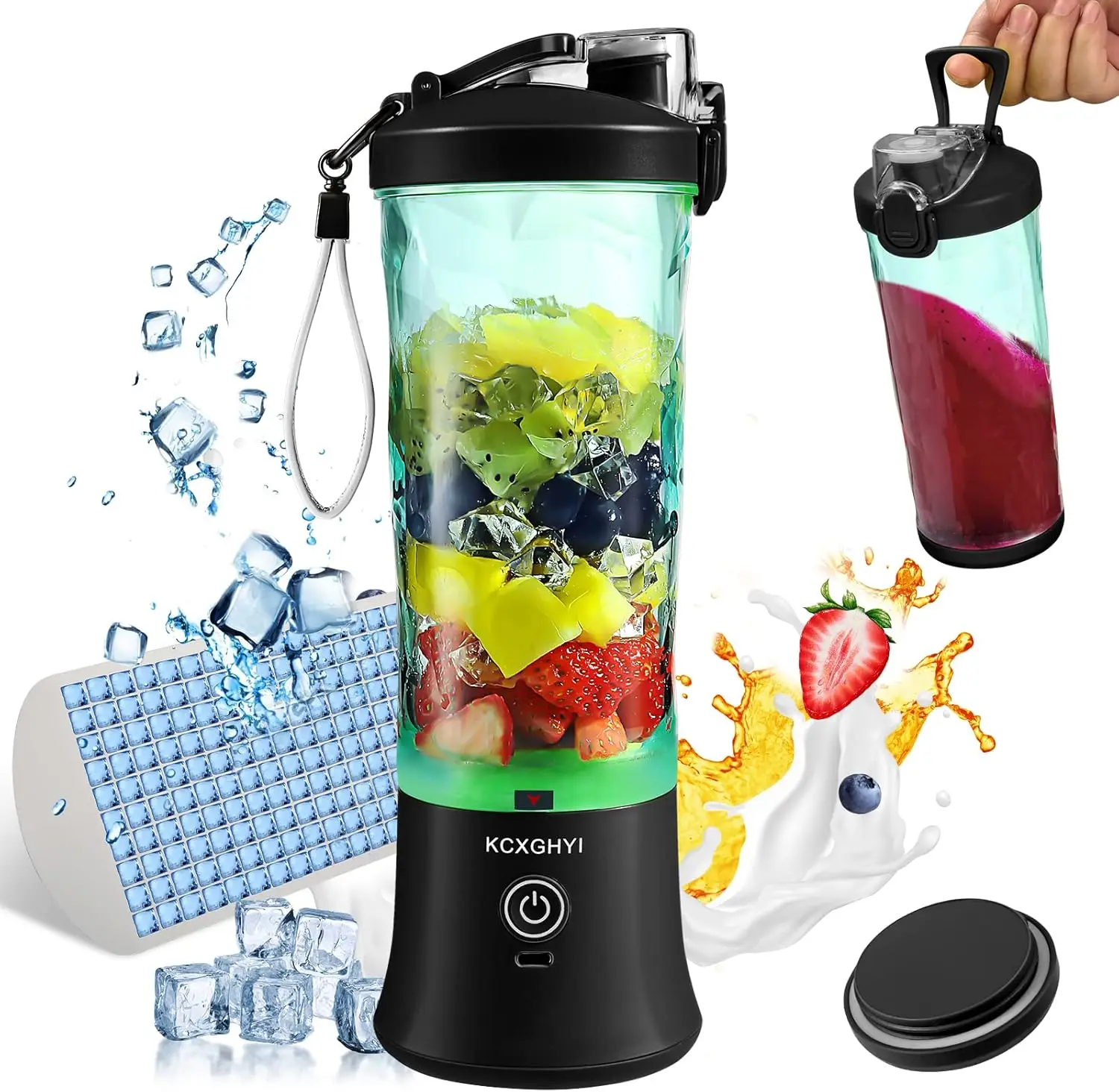 Portable Blender for Smoothies, Freshly Squeezed Juices, Milk shakes and Baby food, 20 oz BPA Free