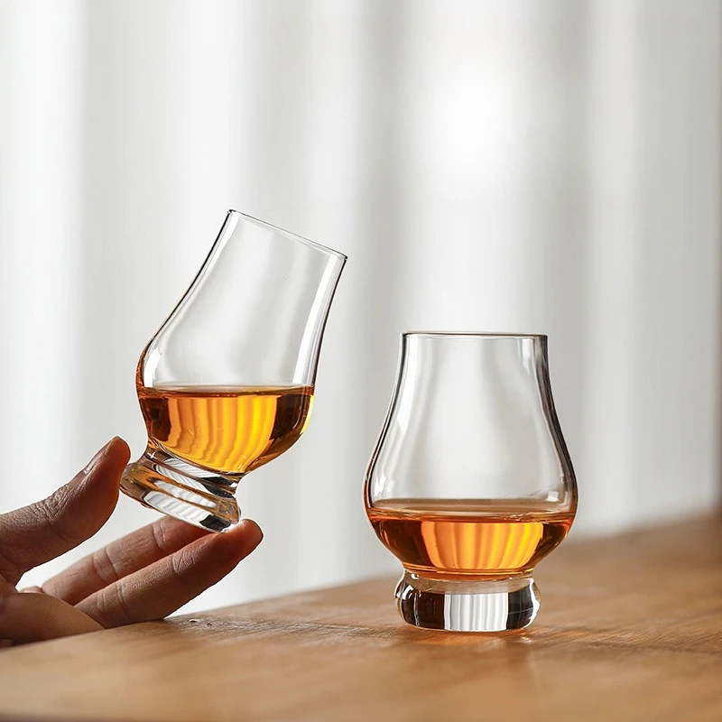 

Whiskey Tasting Cup, Strong Liquor Cup Small Capacity Tulip Wine Tasting Cup Crystal Glass Aroma Sniffing Pure Drinking