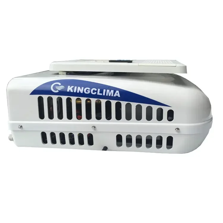 

Kingclima E-clima2200 roof mounted dc 12 volt minivan rooftop air conditioner crane cab trucks air conditioners