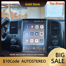 Carplay Android 13 For Chevrolet Silverado GMC Sierra 2007-2013 Tesla Style Car Radio GPS Navigation Multimedia Player Head Unit