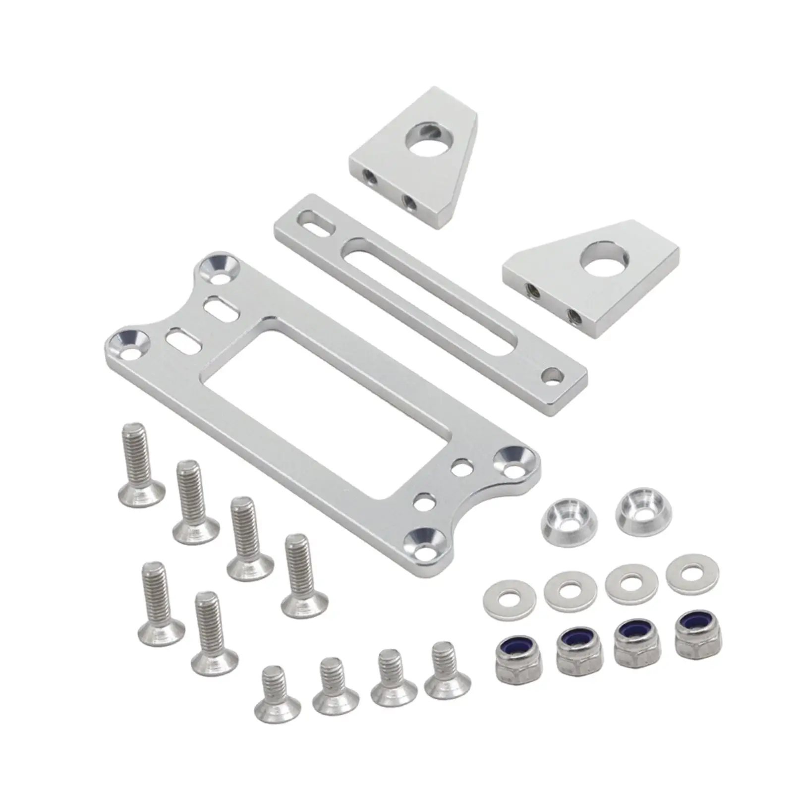 Servo Mounting Bracket RC Car Upgrade Part Portable Professional Sturdy Heavy Duty Aluminum Alloy Repair Parts Attachment
