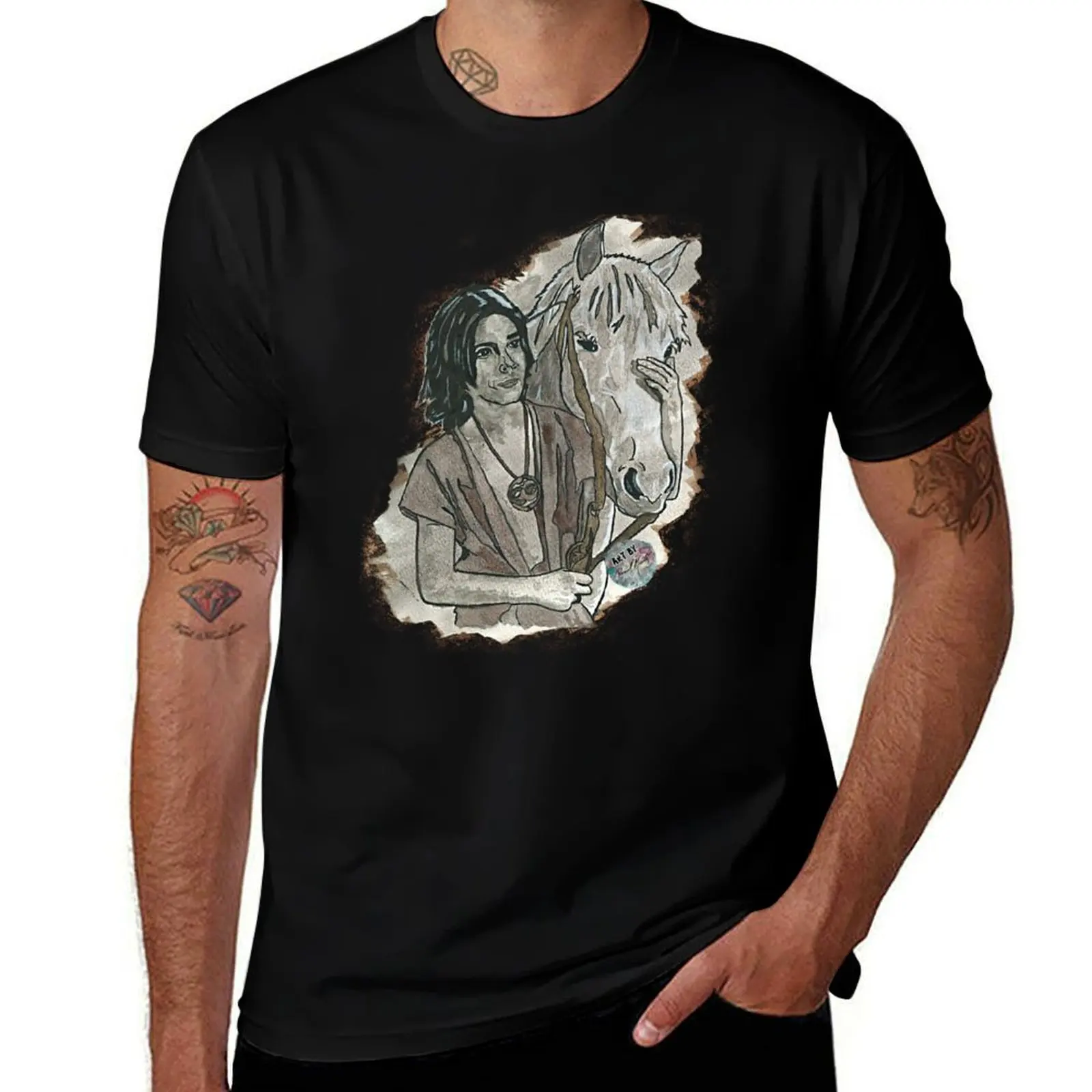 

T-Shirt shirt and Atreyu man graphic Artax, Neverending man Story shirt casual t t T-Shirt