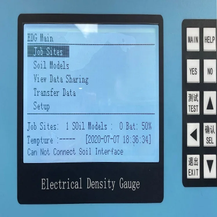 GTJ-4114 touch screen digital densimeter Soil Non-Nuclear Electrical Density Gauge Soil Testing Equipment Non nuclear density me