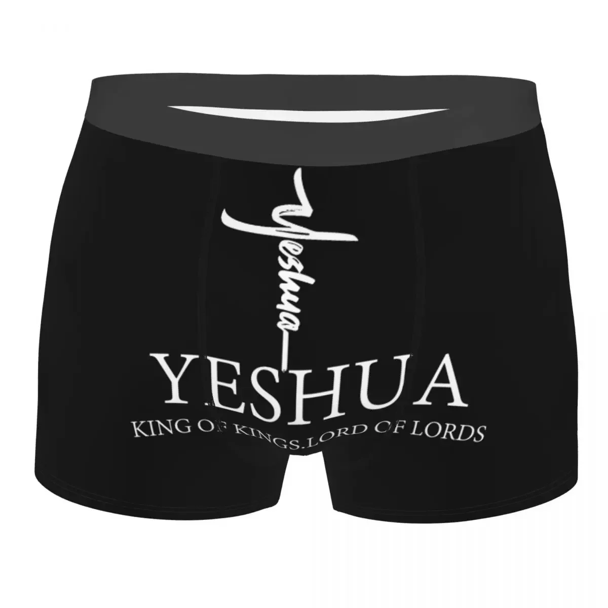 Yeshua Christian Underwear Male Print Customized Religion Faith Boxer Shorts Panties Briefs Breathable Underpants