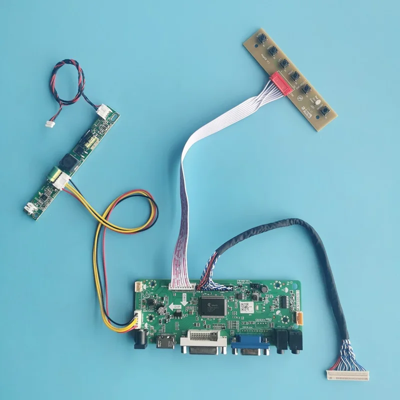 

For LM195WX1 LM190WX2 M190CGE M190PW01 Controller Driver Board 1440*900 HDMI-Compatible 19.5" DIY Kit LVDS 30-Pin DVI VGA Matrix