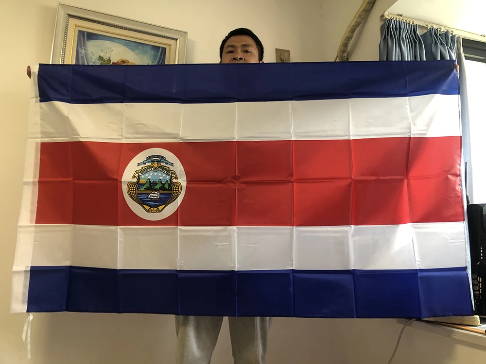 SKY FLAG COSTA RICA FLAG 90x150cm high quality polyester printed hanging Costa rica flags decoration activity flag