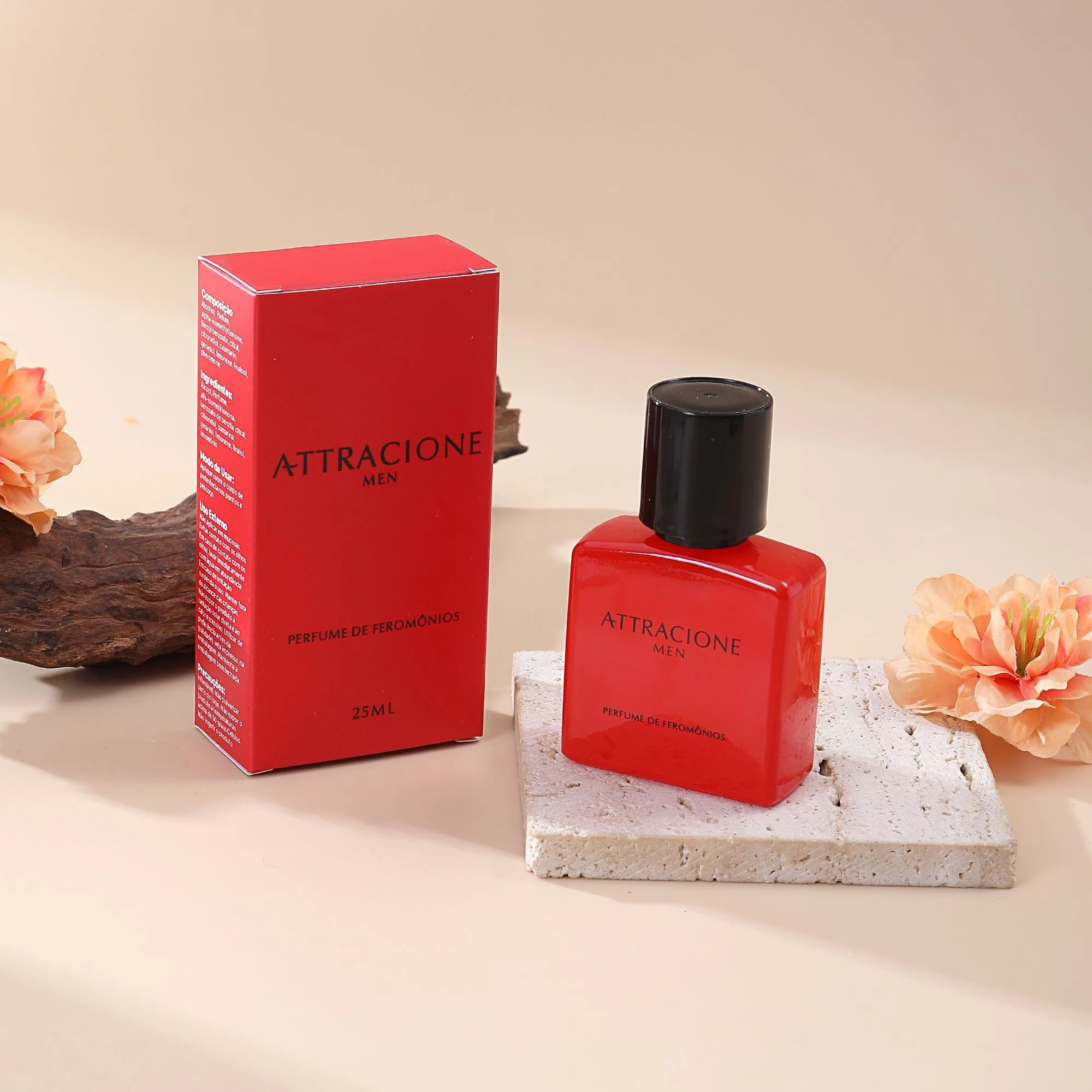 ATTRACIONE Men Perfume, Subtle Earthy & Mossy Fragrance for Daily Use, 25ml