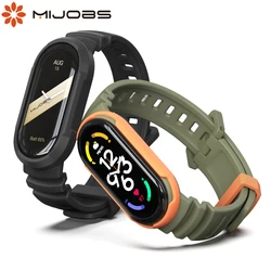 Mi Band 9 10 8 7 6 5 Strap For Xiaomi Mi Band 8 7 Wrist Strap Correa Watch Replacement Soft TPU Silicone Miband 7 8 Bracelet
