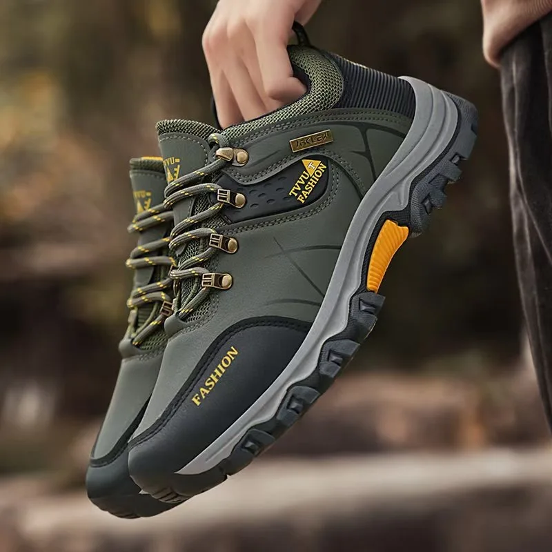 

Autumn New Large Size Men's Sports Non-slip Work Shoes Travel Walking Shoes Construction Site Work Wear-resistant Thick Soles