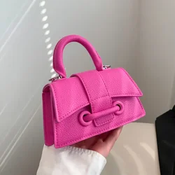 Borsa firmata Mini borsa a tracolla per donna 2023 nuova tendenza borsa per telefono borsa da donna in pelle PU borsa a tracolla estiva nera