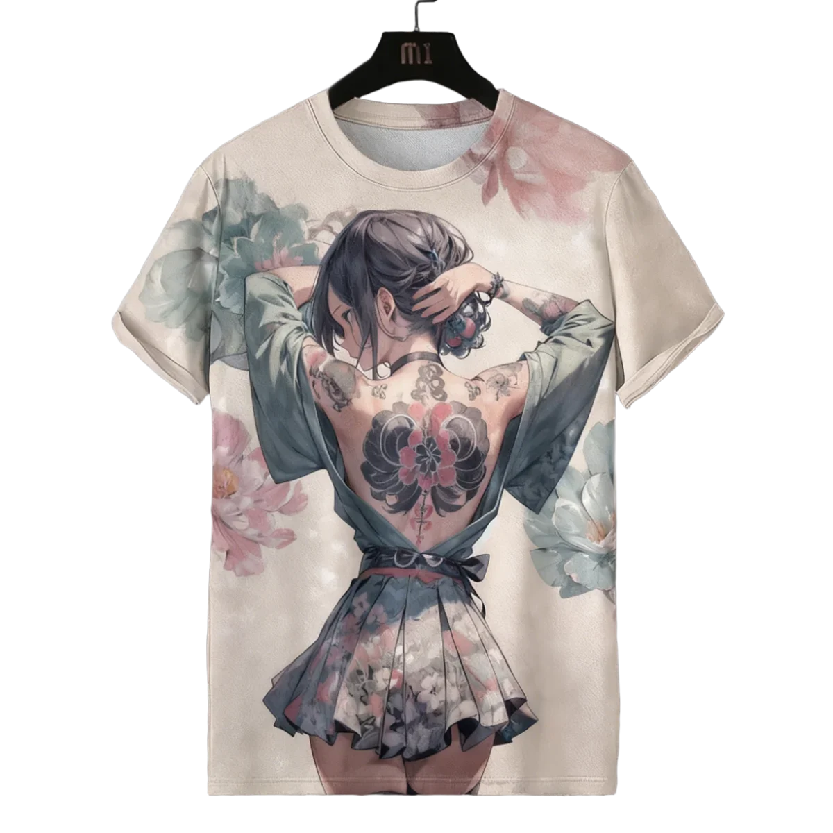 

Men's Versatile 3D T-shirt 3D Anime Beauty Print Hip-hop Street Harajuku Comfortable Breathable and Fashionable Summer Top