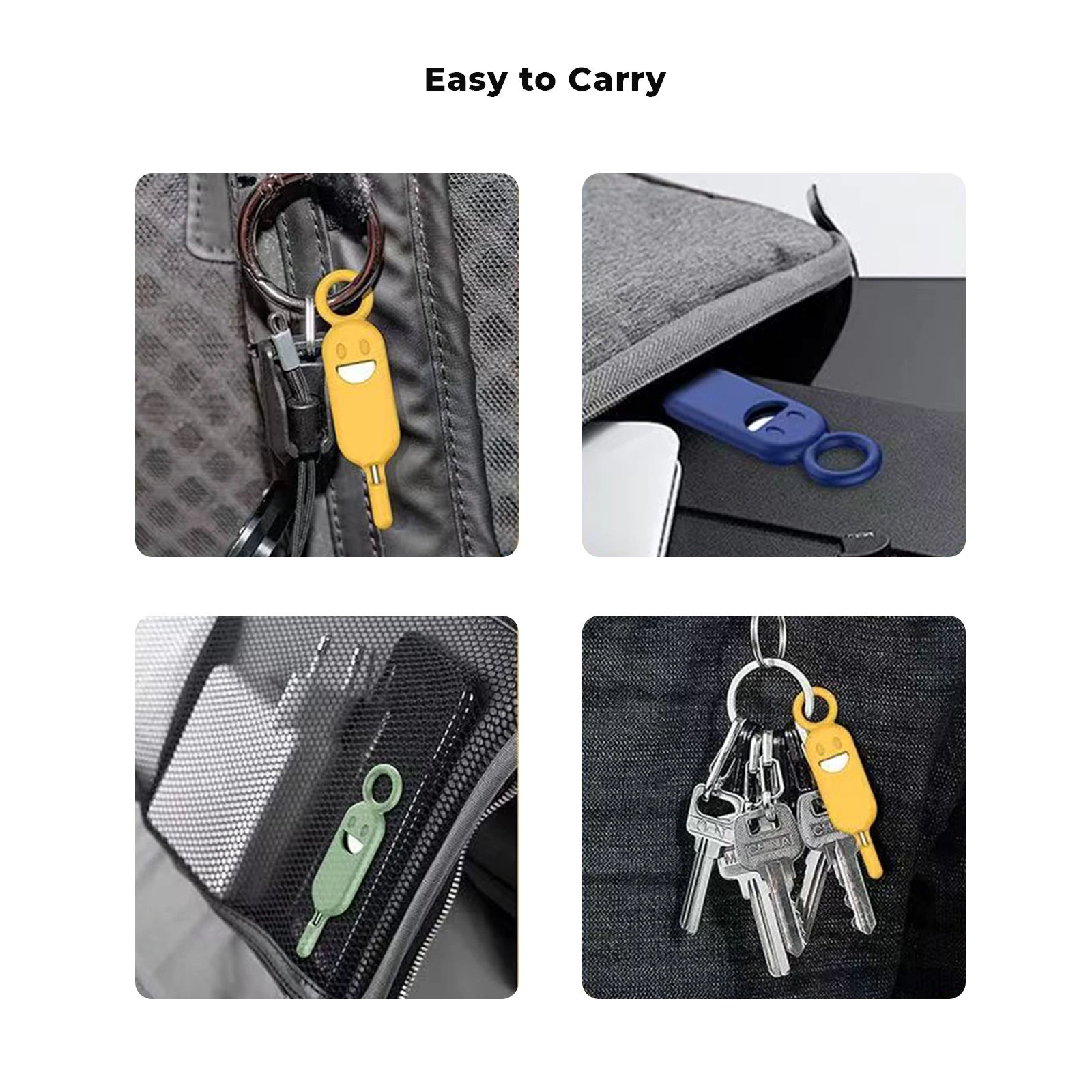 Silicone SIM Card Holder with Ejector Pin and Keychain,Anti-SIM/Micro SD Card Protective Case,Portable Cell Phone Card Organizer