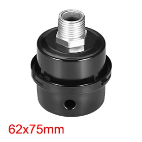 Uxcell 금속 공기 압축기 필터 소음기, 1/2 BSP 20mm 스레드, 2.95 "높이, 직경 2.44"