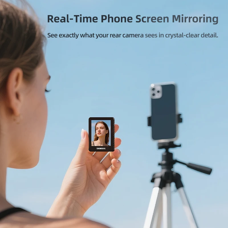 

【Shipping from USA】SHIMBOL CP5 MINI II Magnetic Selfie Phone Monitor Screen FHD Phone Rear Camera Selfie Monitor from Vlog