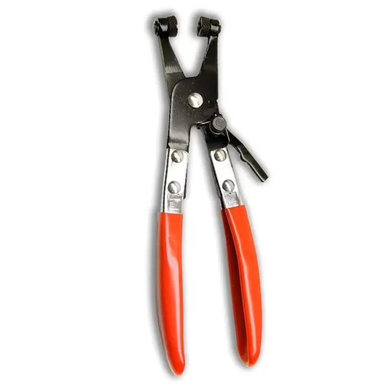 Heavy Duty Cable Type Hose Clamp Pliers with Extended Reach Capability for Automotive Straight Hose Bundle Removal & Maintenance