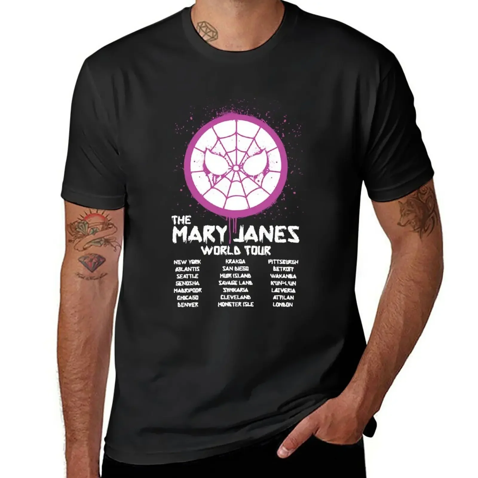 New The Mary Janes World Tour T-Shirt sports fans sublime blanks designer t shirt men