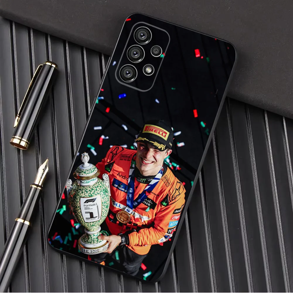 Cool F1 o-oscar p-piastri OP81 funda de teléfono para Samsung Galaxy A13, A21s, A22, A31, A32, A52, A53, A71, A80, A91 carcasa negra suave