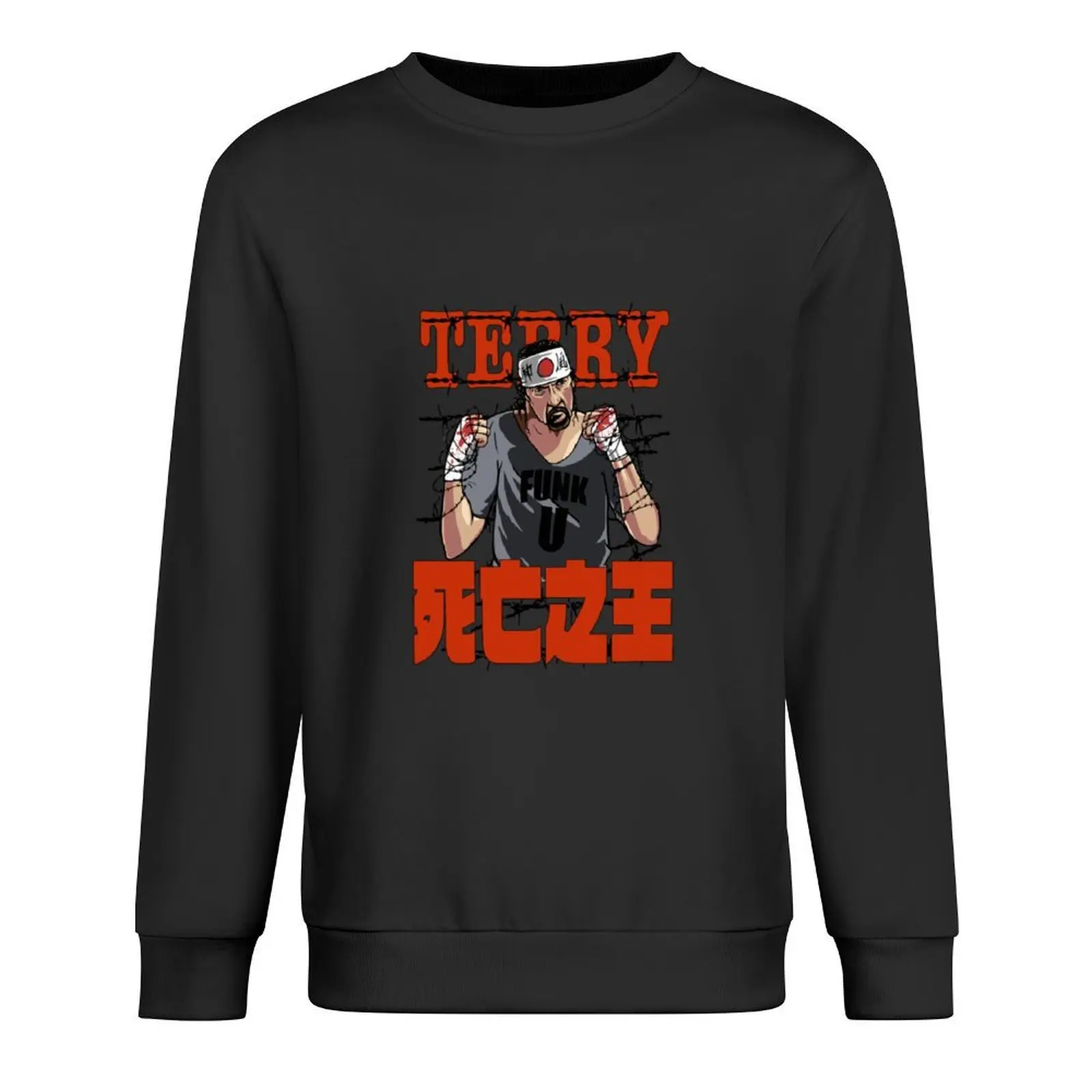 

Terry Funk King of Death Pullover men's coat tracksuit men tracksuits japanese style autumn sweatshirt