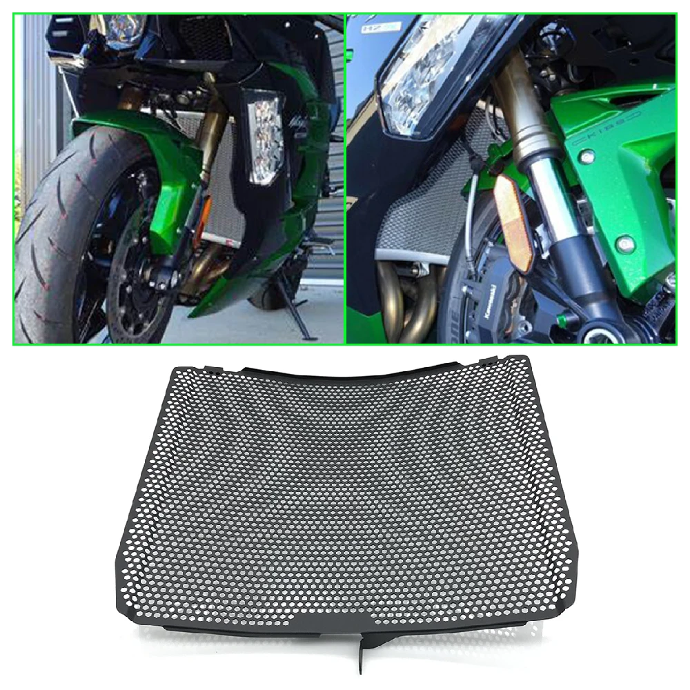 

Fits for Kawasaki H2 Ninja H2R ZH2 2016 2017 2018 2019 2020 2021 2022 Motorcycle Engine Radiator Guard Cooler Grille Protector