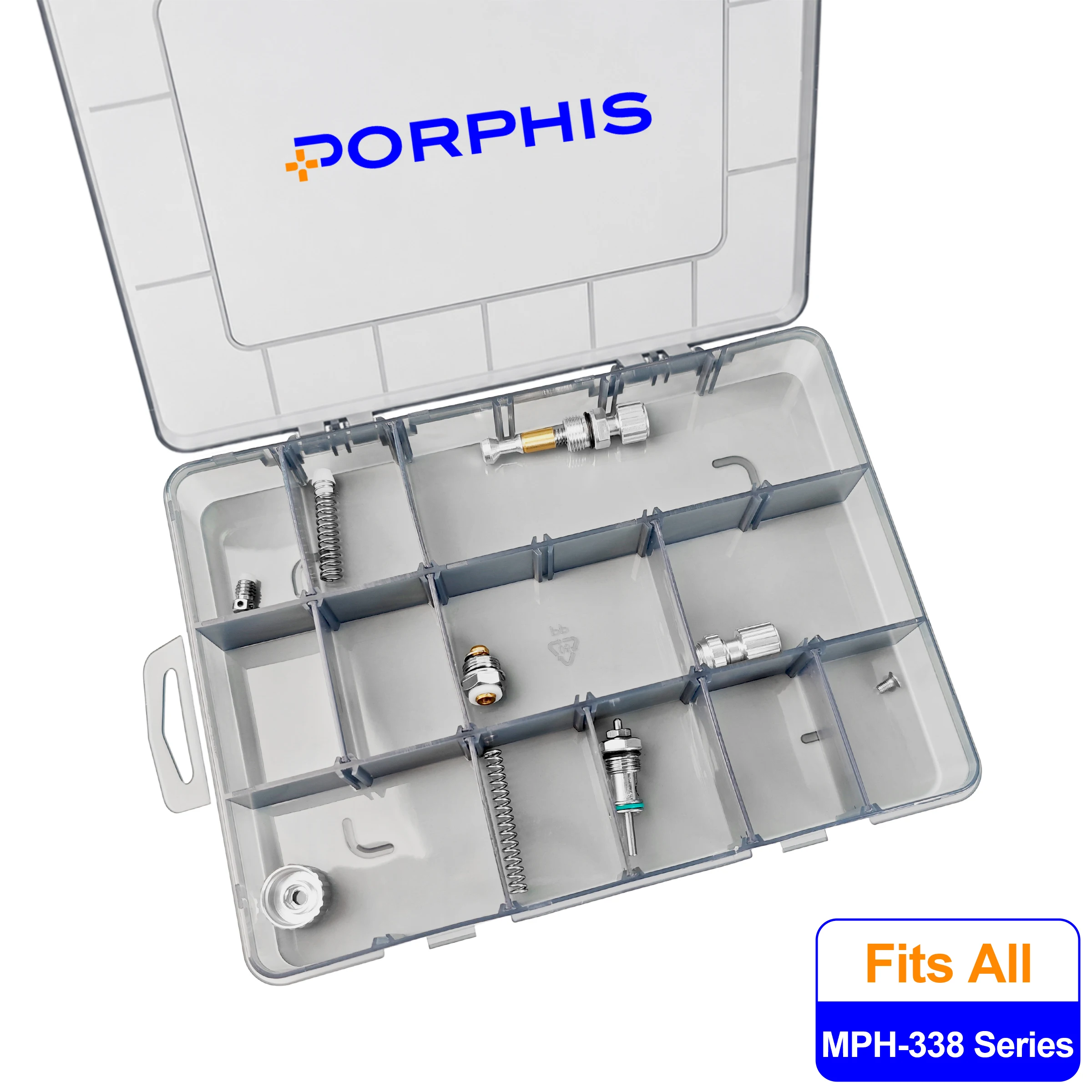 

Original PORPHIS MPH-338 Spray Gun Spare Parts Repair Kit