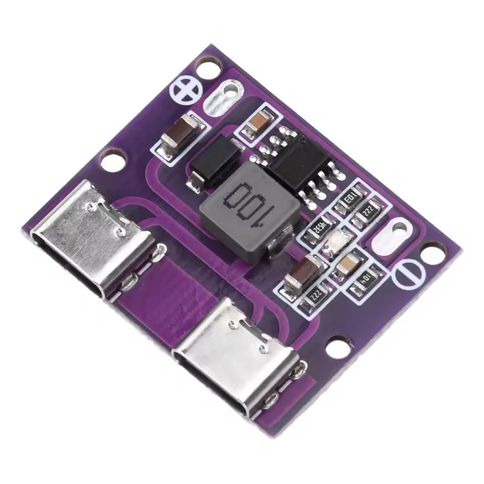 6pcs Dual Type C USB Output 9V 36V to 5V 3A DC DC Car Charger Step Down Module for Phone Tablet GPS