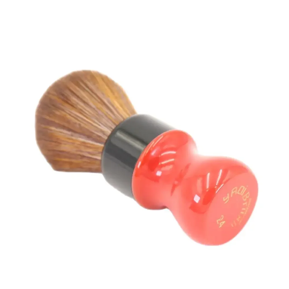 Yaqi เฟอร์รารีแปรงโกนหนวดสำหรับผู้ชายวิกผมปลอมสีน้ำตาลขนาด24มม. สีดำซับซ้อน