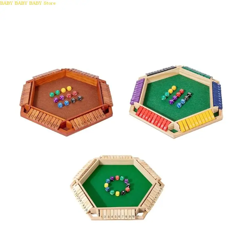 Q81A لعبة ألغاز خشبية ذات وجهين ذات ستة جوانب للترفيه العائلي والتعلم التعليمي #1